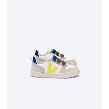 Veja V-10 X BONTON Kids' Sneakers White/Blue | NZ 843WNB